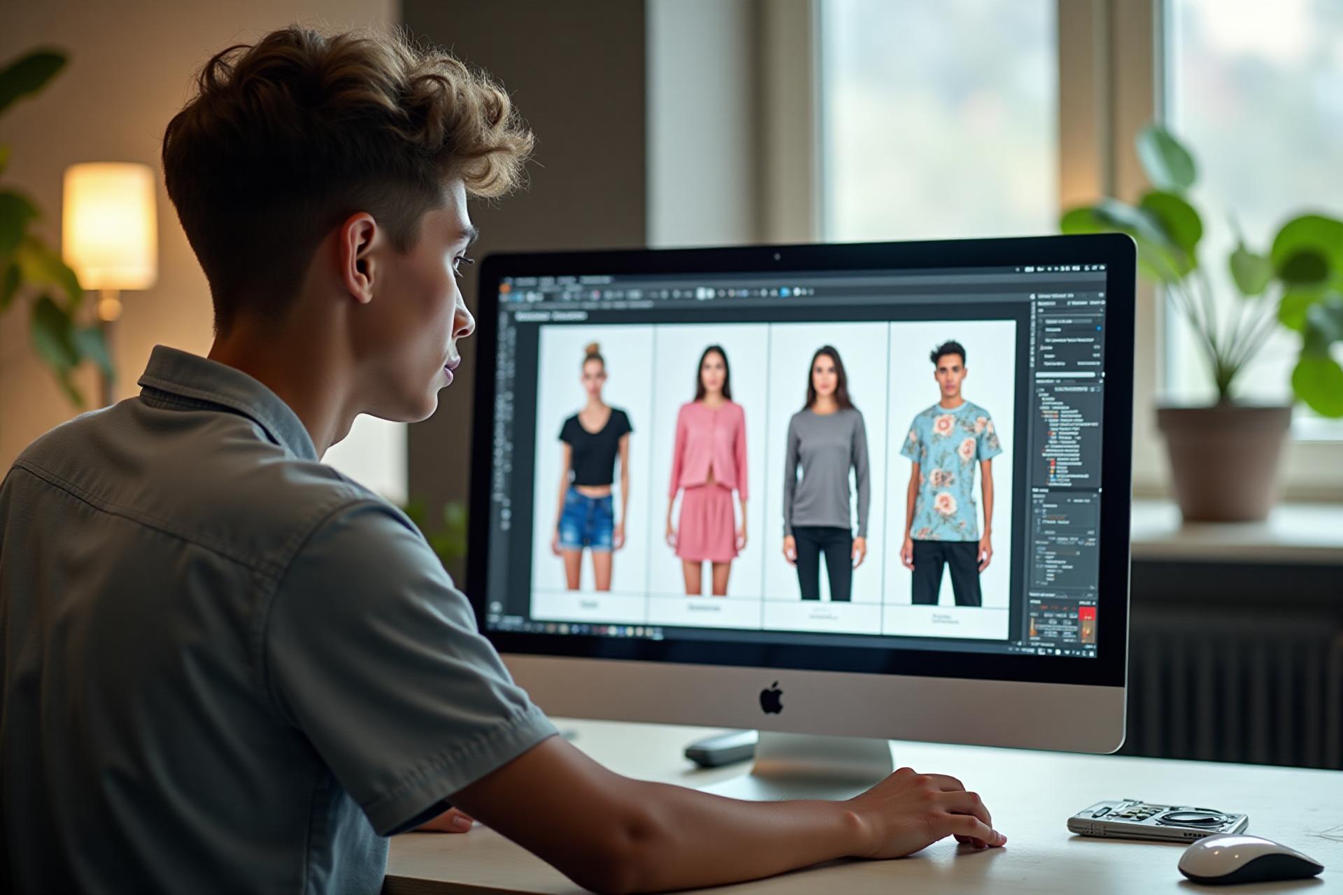 Behind the scenes at 2Square Collection studio